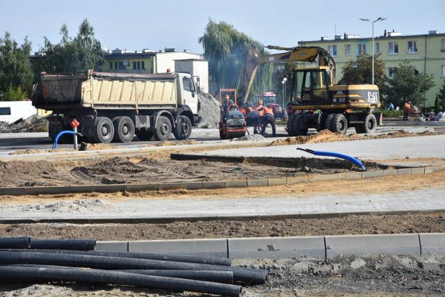 Inwestycje drogowe w rejonie ul. Tysiąclecia i Kcyńskiej w Szubinie wciąż niezakończone