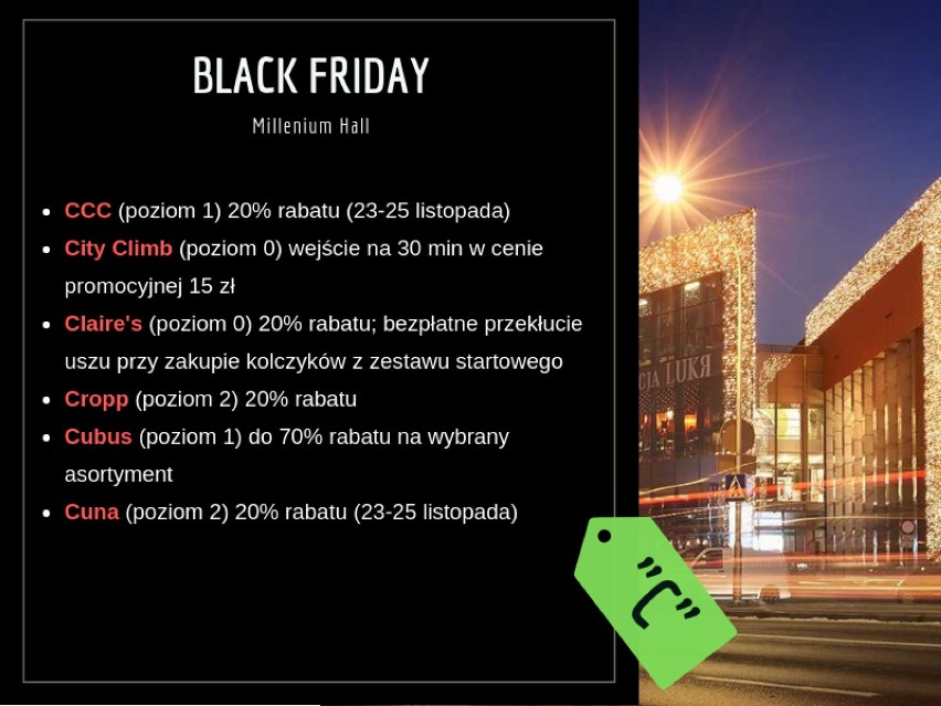 BLACK FRIDAY W INNYCH GALERIACH:
• Promocje na Black Friday...