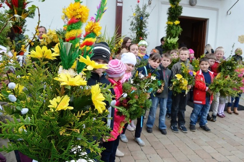 niedziela palmowa w zabrzegu, konkurs palm w zabrzegu