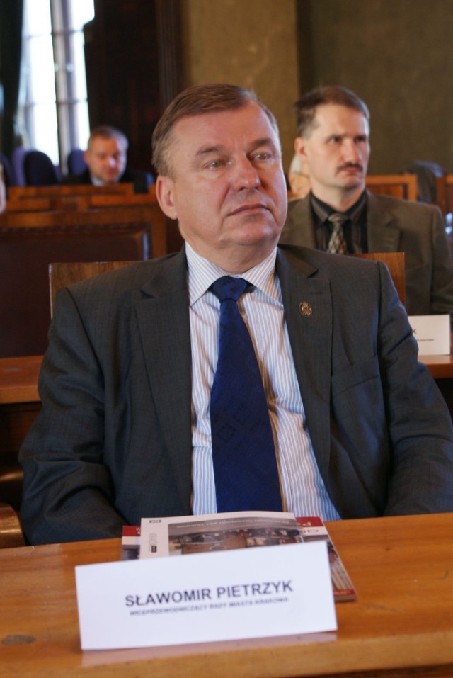 Wiceprzewodniczący Rady Miasta Krakowa Sławomir Pietrzyk. Fot. Henryk Czechowski