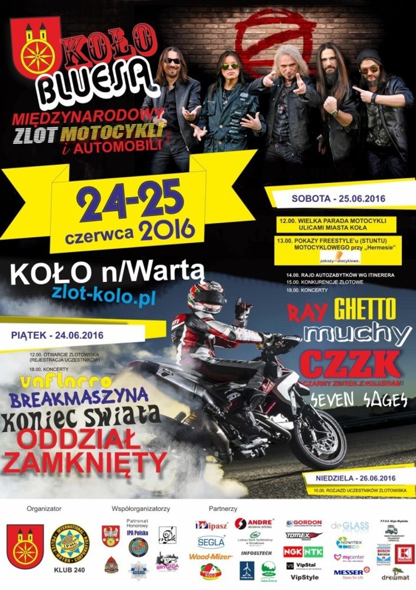 Koło Bluesa Festival 2016
24-25 czerwca 2016r.
Kolskie...