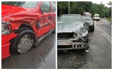Zderzenie czterech samochodów na Zawiślu we Włocławku. Jedna osoba trafiła do szpitala [zdjęcia]