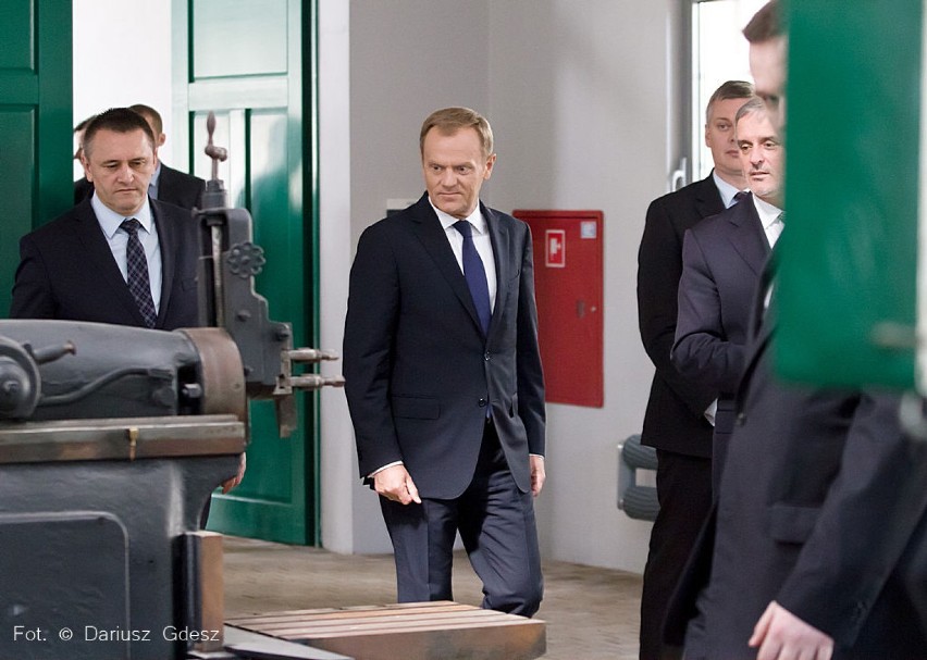 W trakcie wizyty w Wałbrzychu premier Donald Tusk zwiedził...