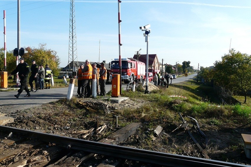 Wykolejenie pociągu towarowego w Brzustowie koło Tomaszowa Mazowieckiego [ZDJĘCIA]