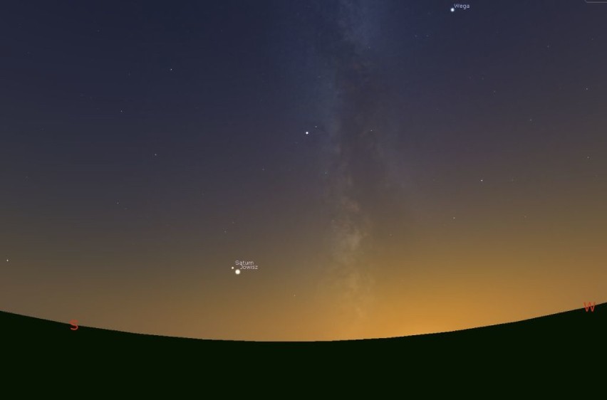 21 grudnia Gwiazda Betlejemska na niebie nad Głogowem. Koniunkcja Jowisza i Saturna. Jak i gdzie oglądać