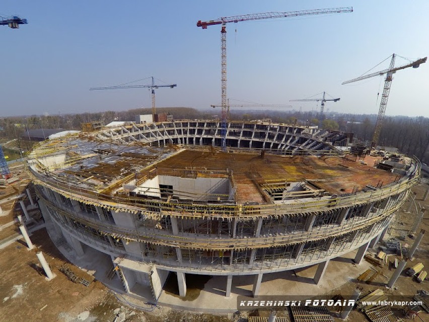 Hala Podium Gliwice. Jak idzie budowa?