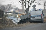 Wypadek w Woli Łaszczowej - Renault zderzył się z dostawczym starem