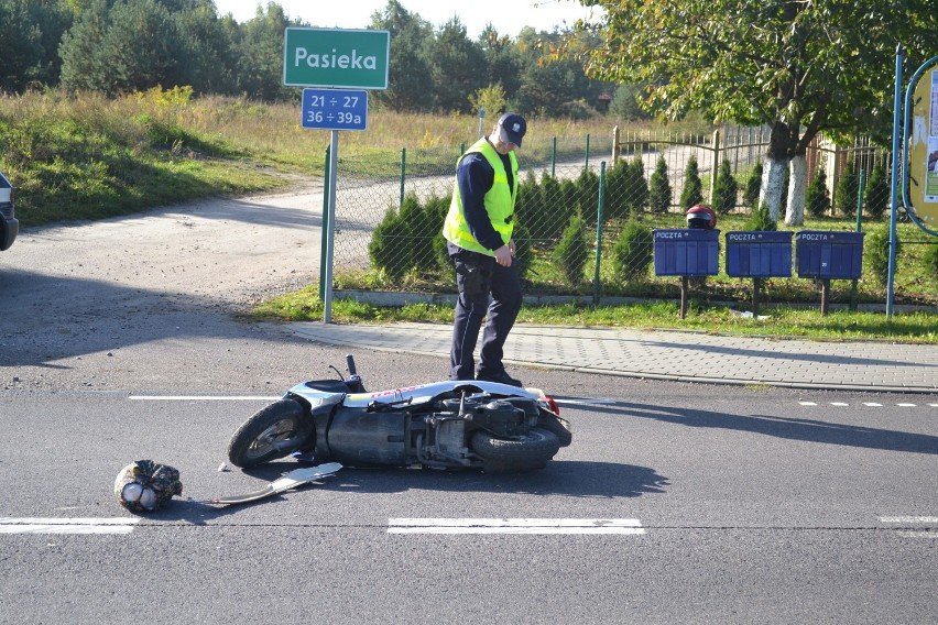 Wypadek na drodze krajowej. 52-latka potrąciła...