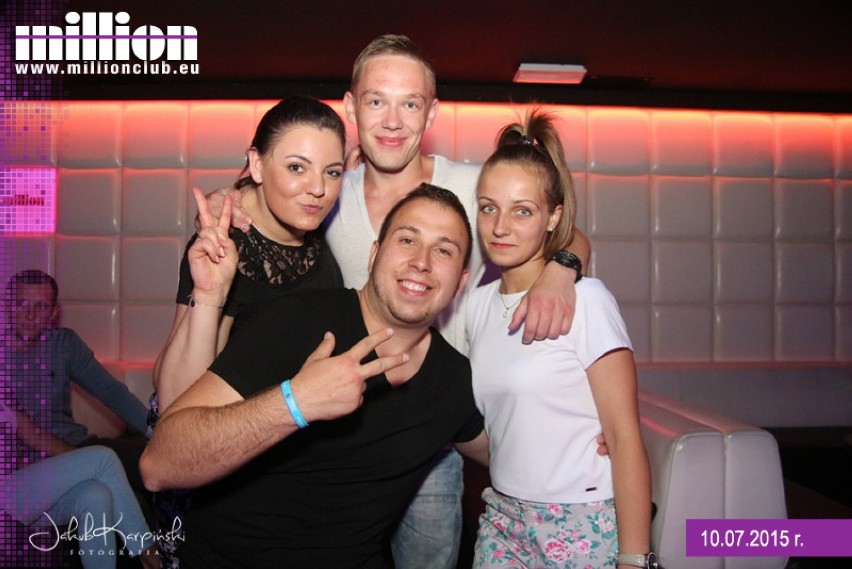 Impreza w klubie Million we Włocławku [10 lipca 2015]