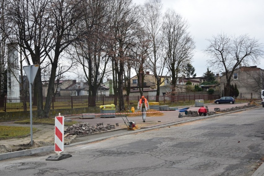 Trwa remont ulicy Marii Skłodowskiej-Curie w Radomsku