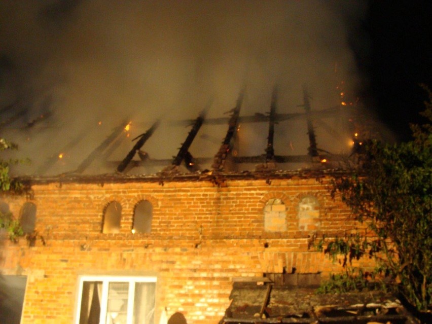 Boruja Nowa: Spłonął dom