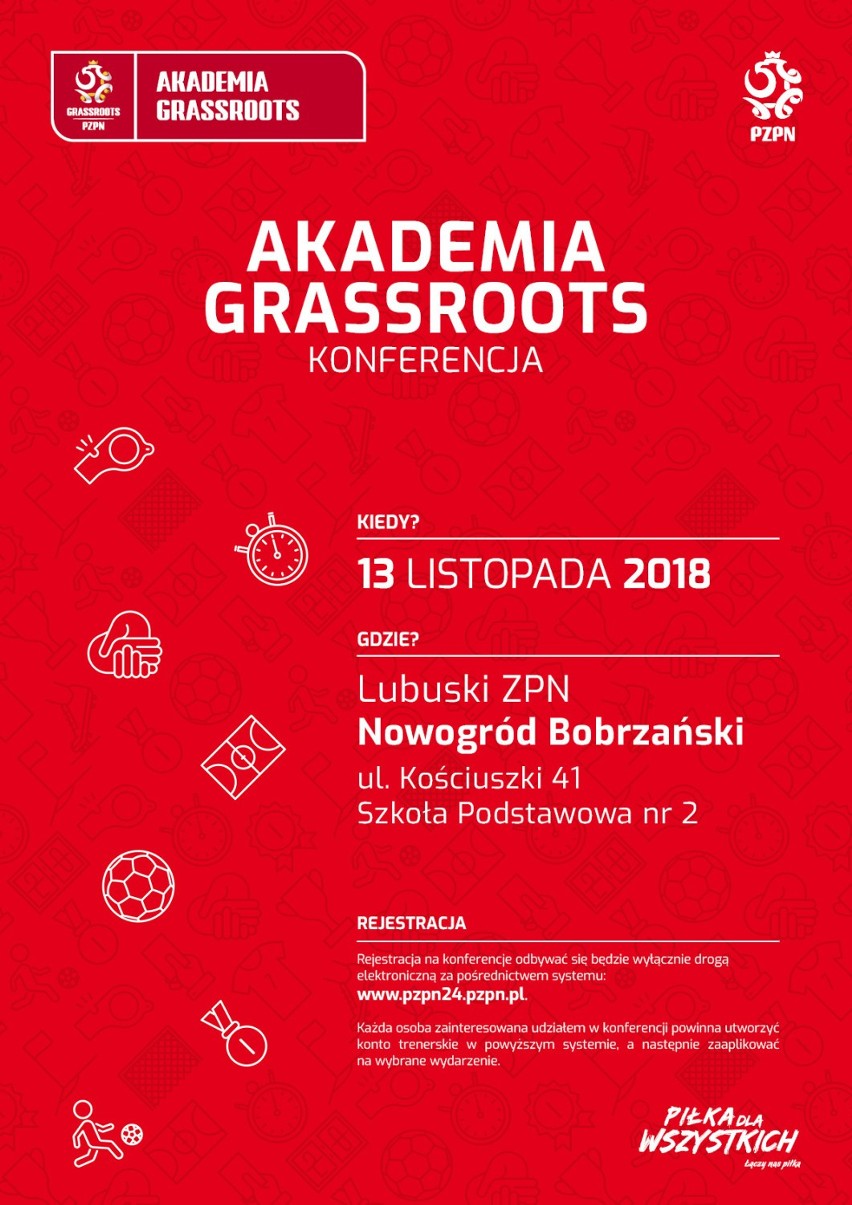 W Lubuskiem odbędzie się „Akademia Grassroots” – bezpłatna konferencja o szkoleniu dzieci i młodzieży 