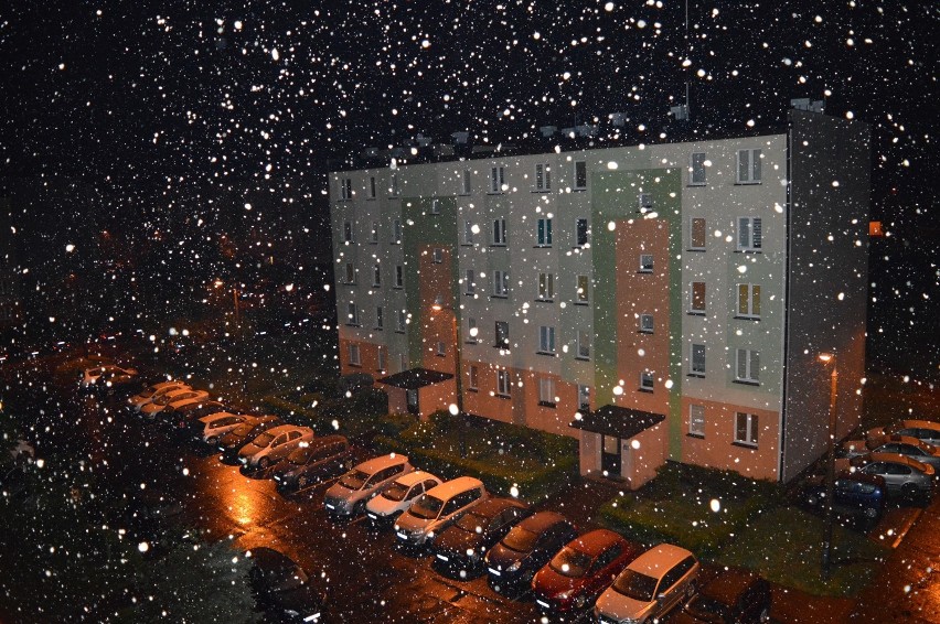 W regionie przeszły burze, a w Wieluniu padał śnieg [FOTO]