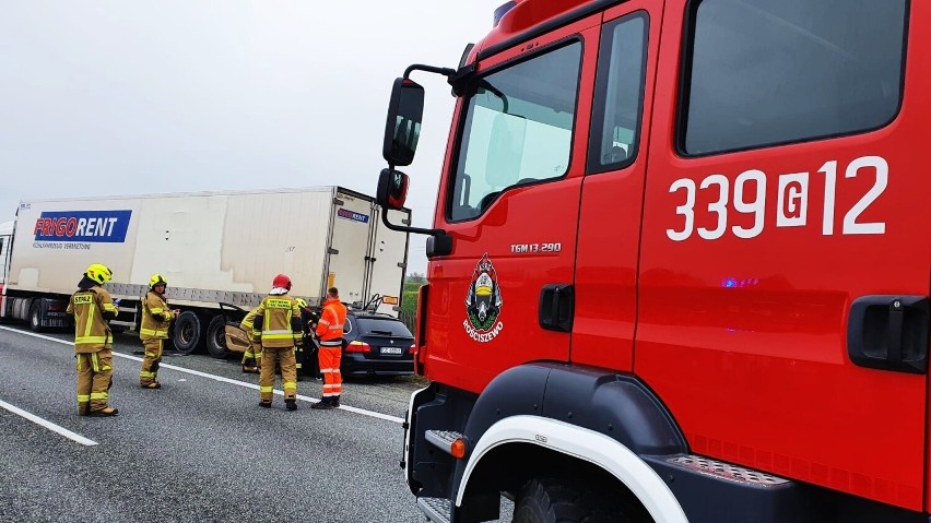 Utrudnienia w ruchu na A1 w stronę Gdańska. W miejscowości Rębielcz (gmina Pszczółki) doszło do wypadku. Jedna osoba poszkodowana 27.04.2022