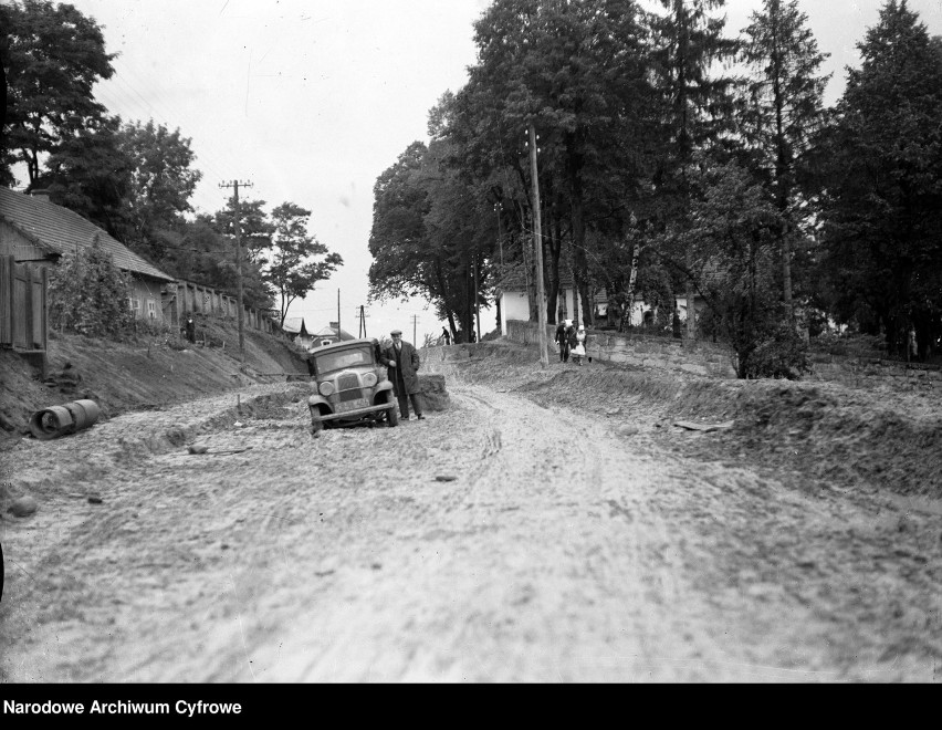 Budowa drogi Kraków - Zakopane (1935)