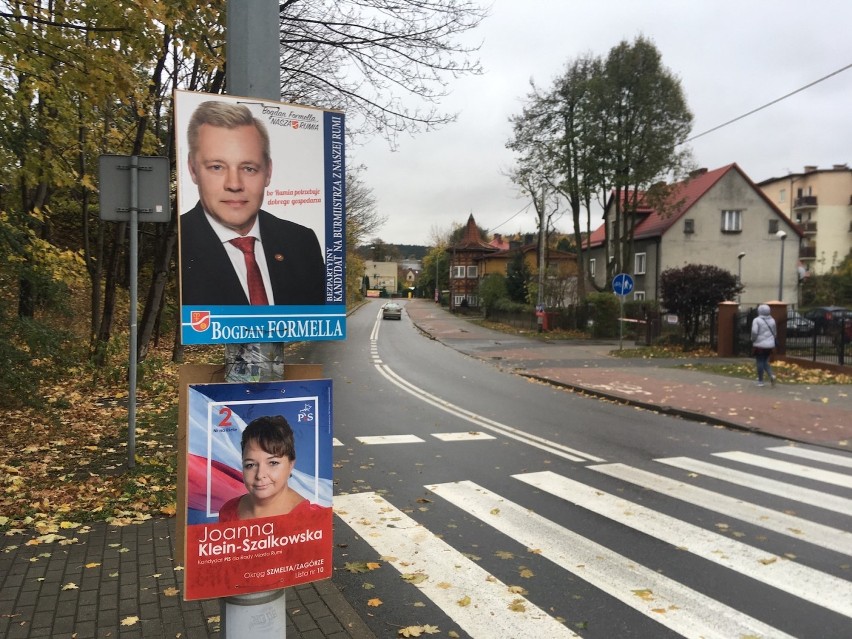 Jak długo w Rumi będą wisieć plakaty wyborcze? [ZDJĘCIA]