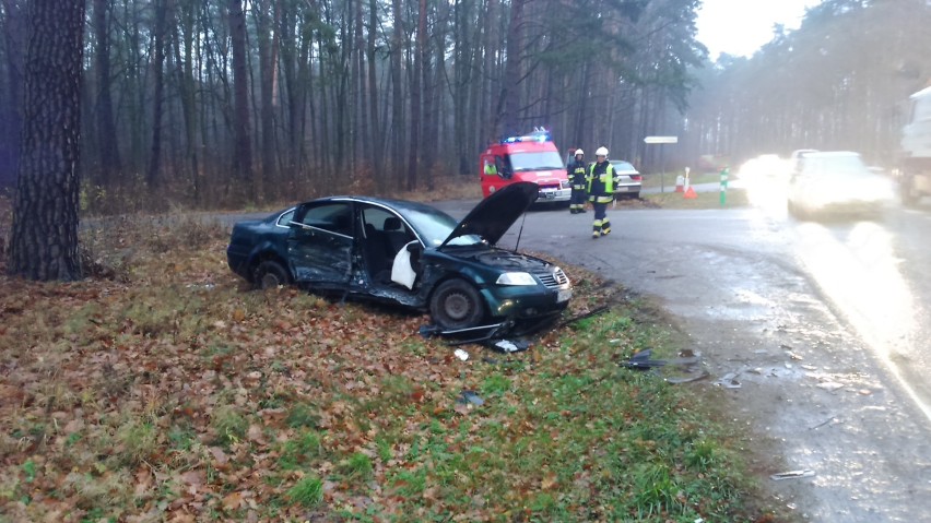 Kolizja na drodze Kwidzyn-Sztum