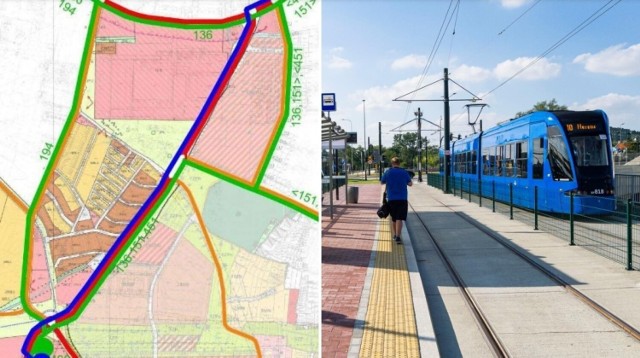 Radni proponują, by w przyszłości tramwaje jeździły w kierunku osiedla Kliny.