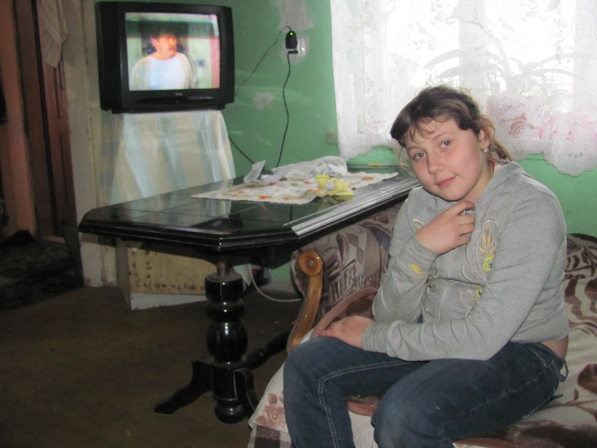 11-letnia Ania po raz pierwszy mogła zasiąść w domu przed...