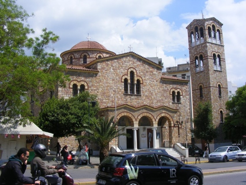 Grecki kościółek gdzie spotkaliśmy sie z Mamą kolegi