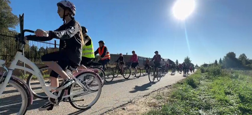 Rajd rowerowy w gminie Działdowo. Zdrowa aktywność (WIDEO)