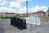 Szachy na rynku w Olkuszu są symbolem szachowej tradycji miasta