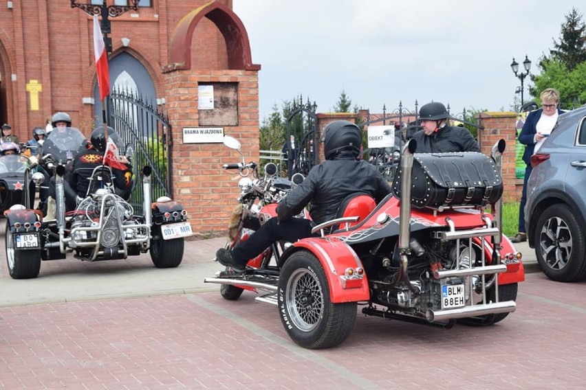 Pielgrzymka motocyklowa przejechała ulicami miasta [zdjęcia]