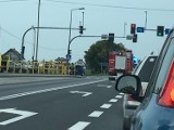 Wypadek w powiecie toruńskim. Zderzenie osobówki i motocykla [zdjęcia]