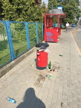 Kosze na śmieci w Radomsku przepełnione. Kto powinien posprzątać?