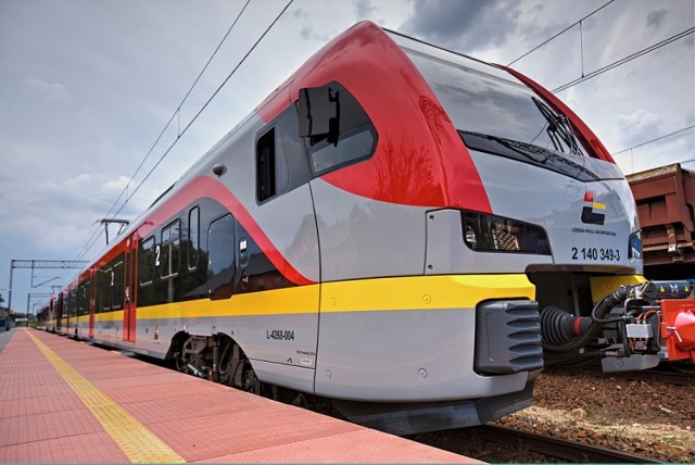Nowoczesny pociąg FLIRT3 ŁKA będzie można obejrzeć w Łowiczu już 6 grudnia w godz. 10.30 - 11.30