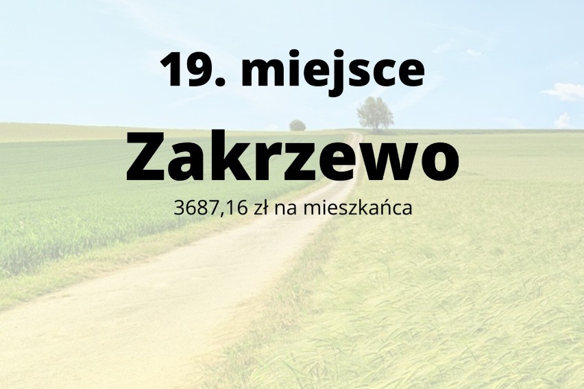 Oto najbogatsze gminy wiejskie w województwie kujawsko-pomorskim