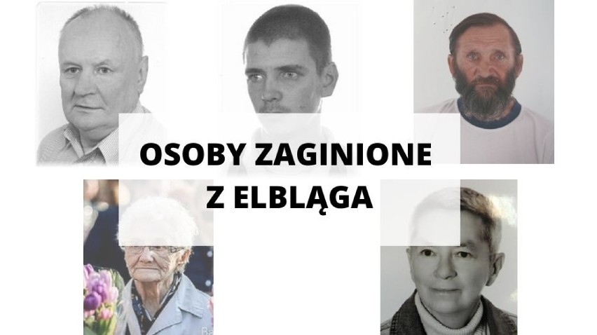 Osoby zaginione z Elbląga. Policja nadal poszukuje pięciu zaginionych osób, które od kilku lat nie nawiązały żadnego kontaktu z rodziną