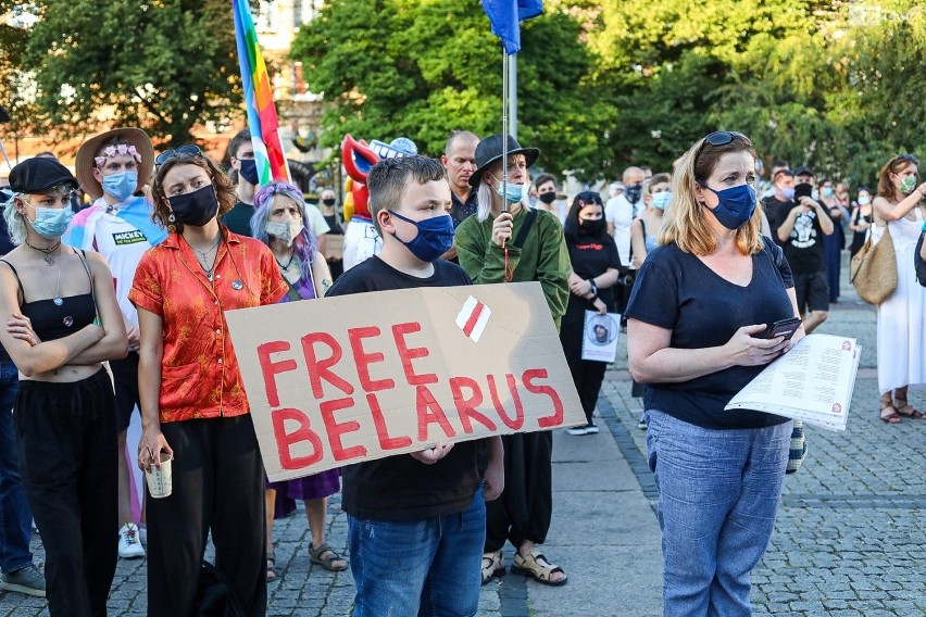 Manifestacja "Usłysz Białoruś. Szczecin Solidarny".