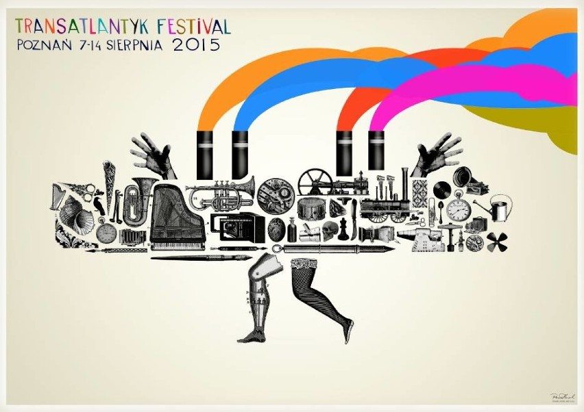 Plakat festiwalu Transatlantyk 2015