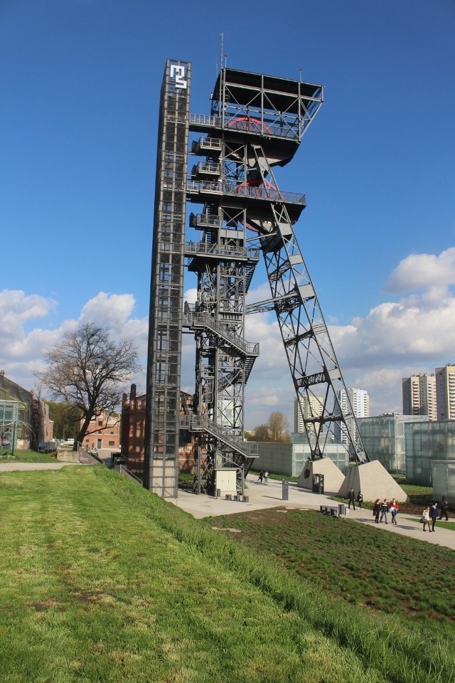 Wieża widokowa na szczycie szybu Warszawa II