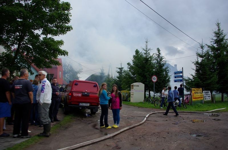 Bobolin pożar. Płonął dom w Bobolinie - gmina Darłowo