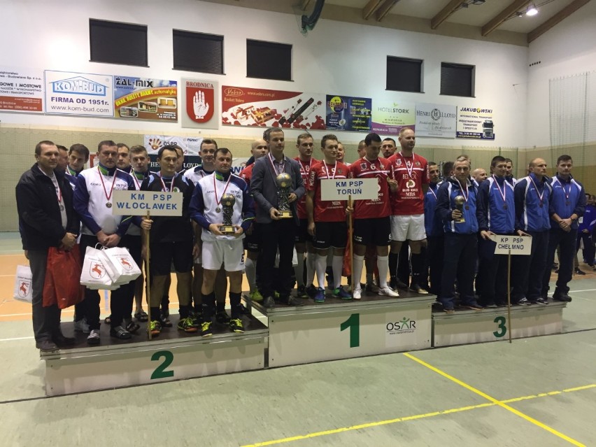 XI Mistrzostwa Województwa Kujawsko-Pomorskiego Strażaków w Halowej Piłce Nożnej Brodnica 2016