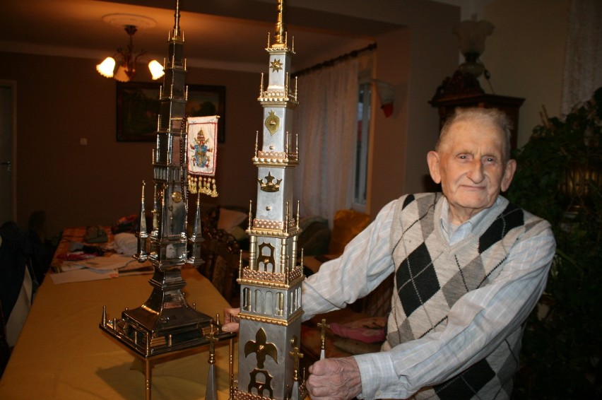 Jan Mańkowski ślusarz z Byczyny mimo 80 lat nadal jest aktywny zawodowo