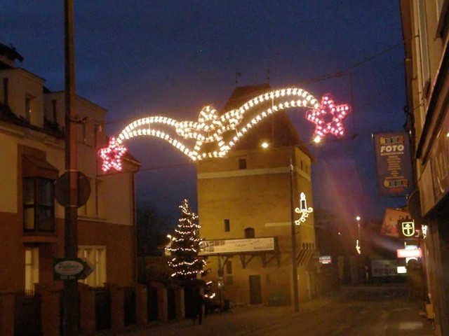 Starogard. Iluminacje świąteczne