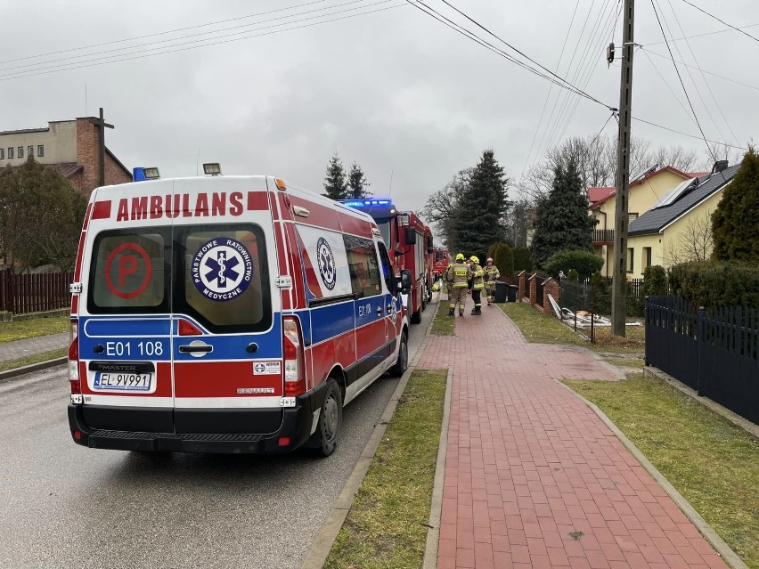 Wybuch gazu w Chorzenicach w gm. Sulmierzyce. Jedna osoba została ranna