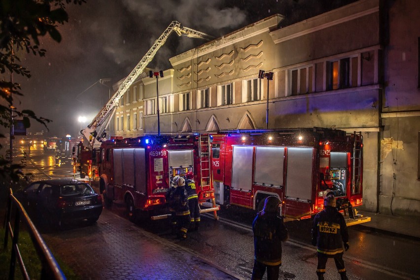 W kurorcie Lądek Zdrój w centrum miasta zapaliła się...