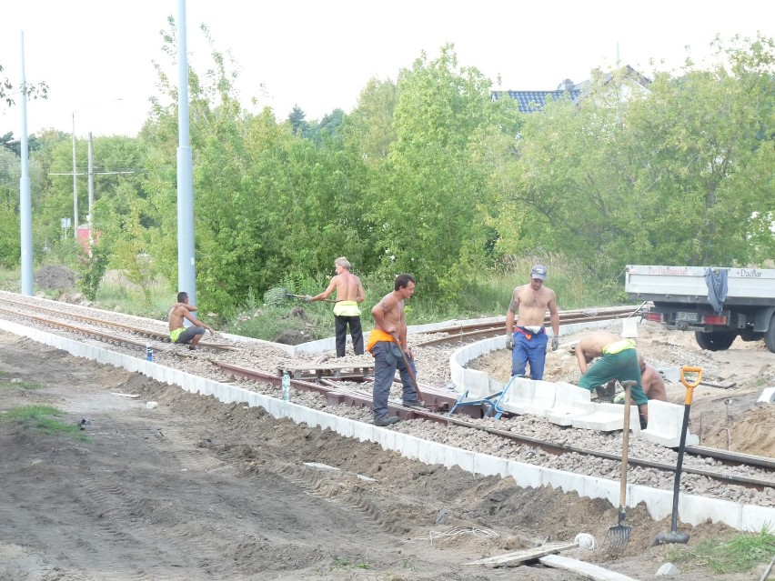 Przebudowa torowiska w Grudziądzu - zobacz postępy! [ZDJĘCIA]