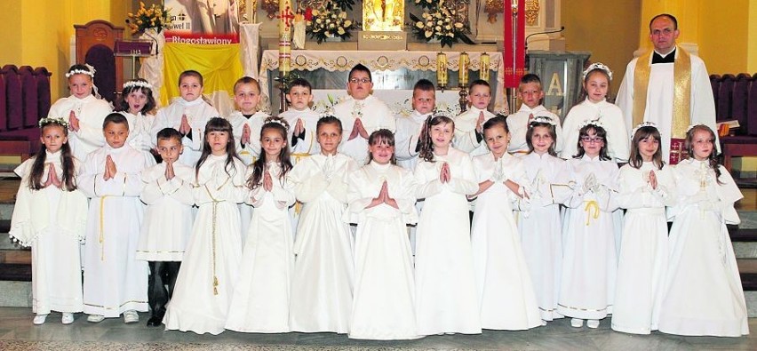 W kościele pw. św. Mikołaja w Głogowie dzieci przyjęły pierwszą komunię świętą