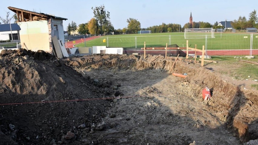 Ciąg dalszy modernizacji stadionu w Zblewie ZDJĘCIA 