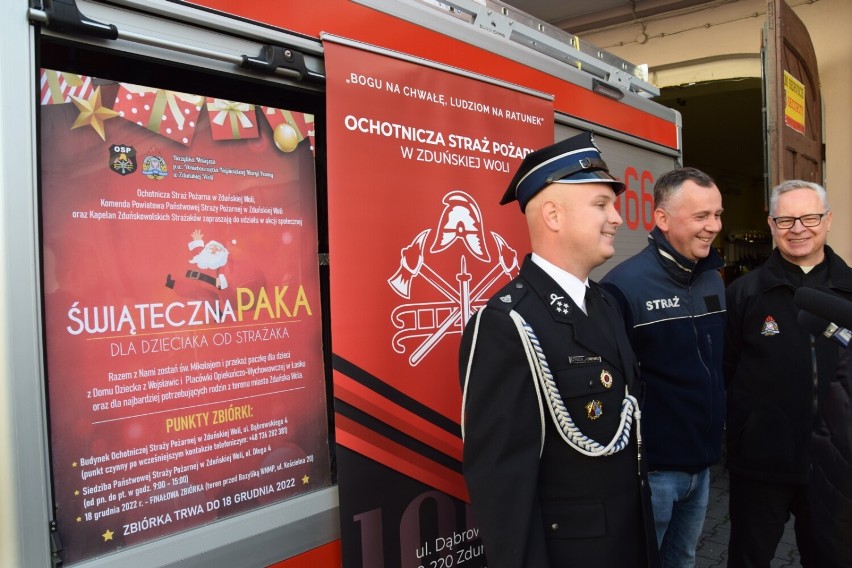 "Świąteczna Paka - dla dzieciaka od strażaka" akcja zduńskowolskiej straży. Można się przyłączyć 