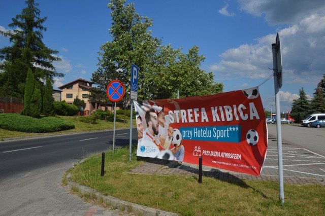 Strefa Kibica powstała przed Sport Hotelem w Bełchatowie