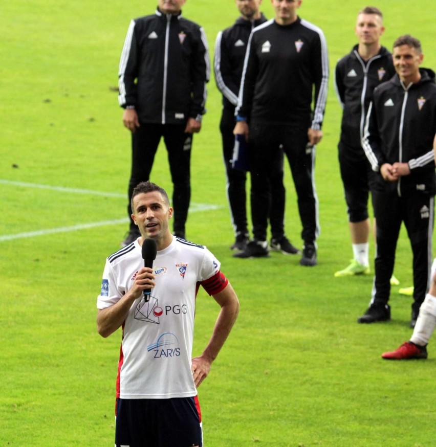 18.07.2020 r. Igor Angulo żegna się z Górnikiem Zabrze....