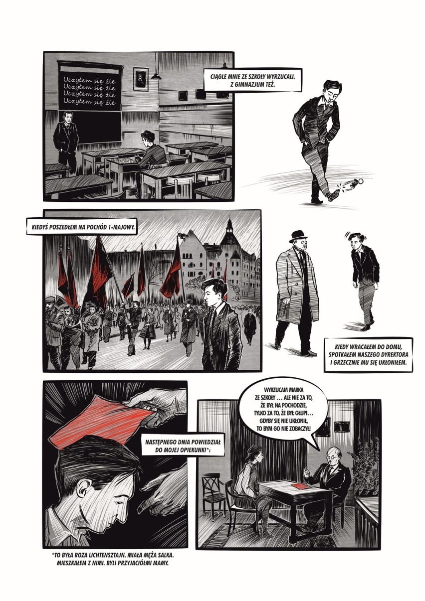 Wystawa, komiks i inne atrakcje Roku Marka Edelmana w Łodzi [KADRY Z KOMIKSU]