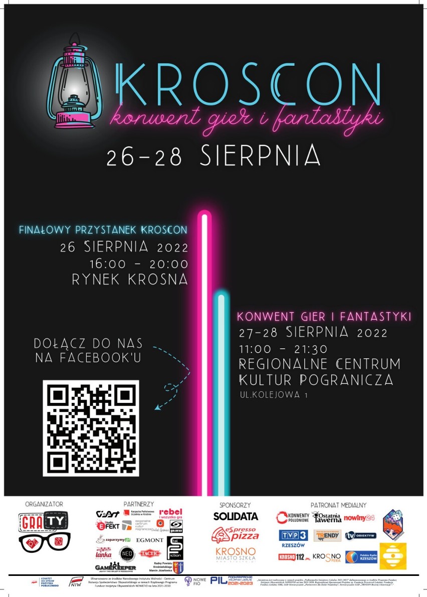 Konwent gier i fantastyki – KrosCon w Krośnie. Planszówki i inne atrakcje na rynku i w Regionalnym Centrum Kultur Pogranicza