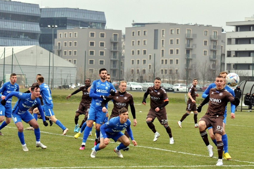 4.03.2023, Kraków: mecz II ligi piłkarskiej Garbarnia -...